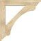 Ekena Millwork Legacy Traditional Rough Sawn Bracket w/ Offset Brace, Douglas Fir, 6"W x 32"D x 32"H BKT0604X32X32LEC01RDF - alternate 4